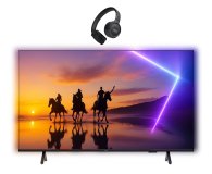 Philips 75PUS8510 75" LED 4K Titan OS + SŁUCHAWKI NAUSZNE BT JBL - 1531911 - zdjęcie 1